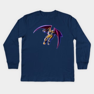 fanart imperialdramon Kids Long Sleeve T-Shirt